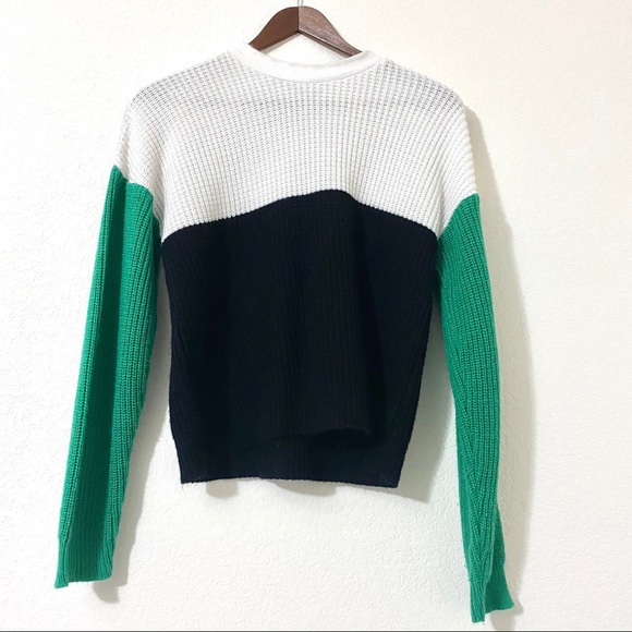 Say What? Sweaters - 📣 Say What? Color Block Knit Sweater